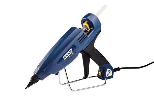 Pistola De Pegamento Caliente RAPID 5000424 EG212 – 250g/hora, Soporte Plegable, Boquilla Protectora, Para Barras De 12mm