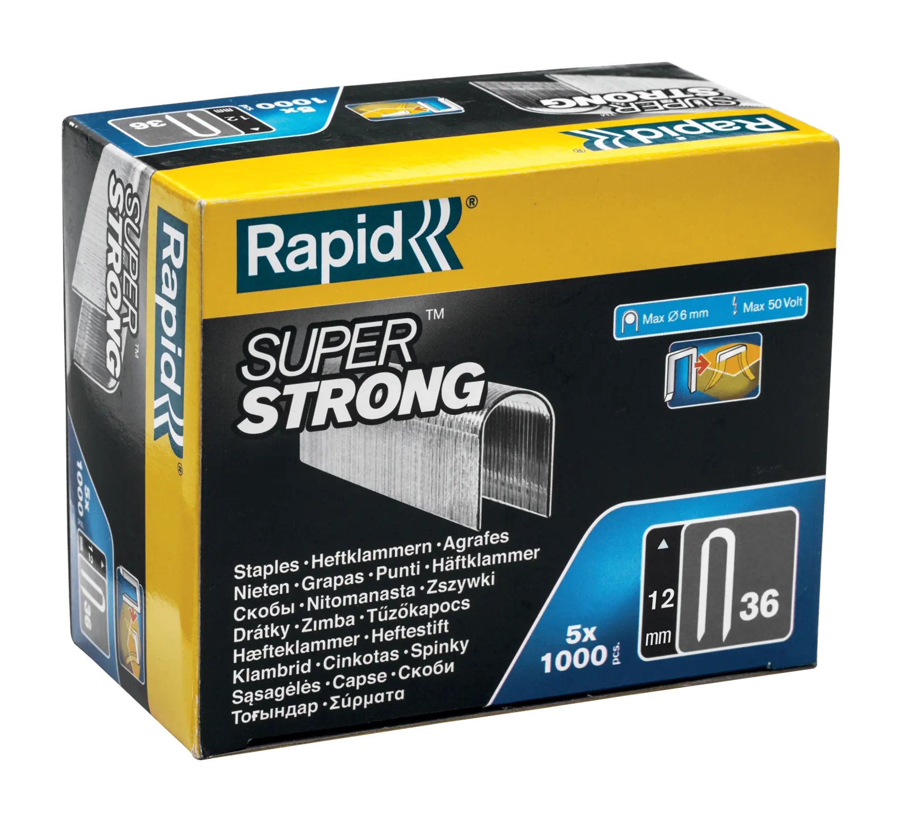 Rapid No. 36 Cable staple Superstrong wire 12 mm Stapling RAPID