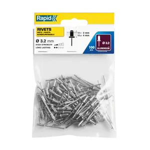 Kupferniete 6 x 12 mm Hohlniete für Bremsbelag :: traktor Ersatzteil Bremse
