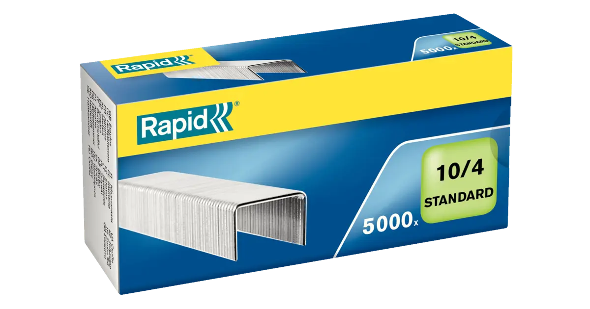 Lot De 2000 Agrafes Galvanisées Rapid 53/10B – 10 Mm Pour Agrafeuse De Bureau