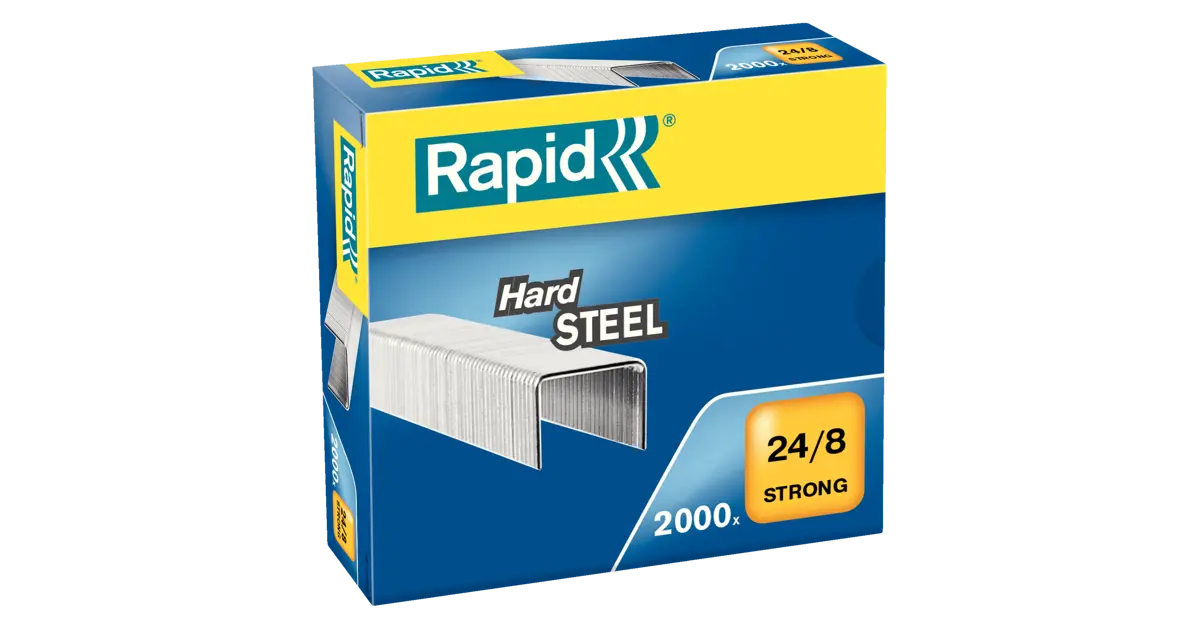 Nieten Rapid 24/6 gegalvaniseerd standaard 1000 stuks