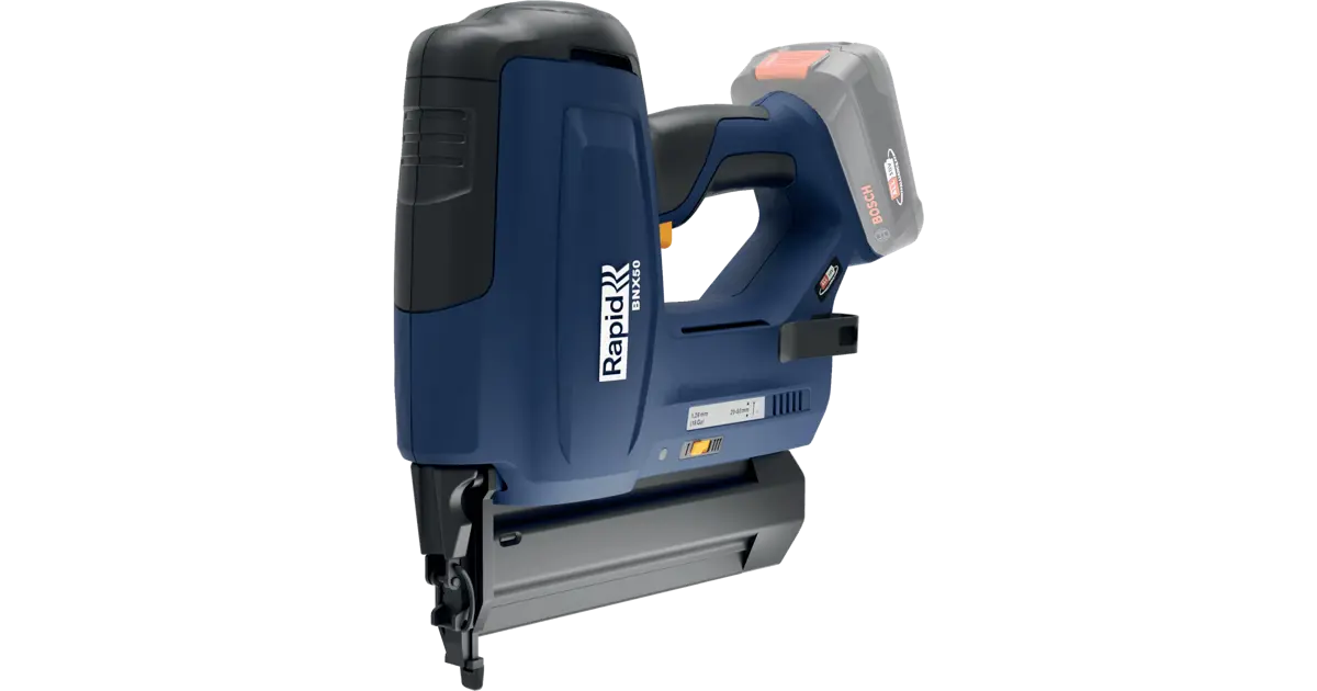 Rapid BNX50 Batterypowered brad nailer 18V P4A RAPIDREDESIGN