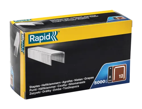 Agrafes Rapid 11857050 – 8 Mm, Acier, Boîte De 340 G, Pour Agrafeuse