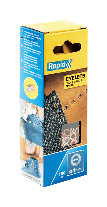 Eyelet pliers RP05 (100 4mm eyelets included) rapid