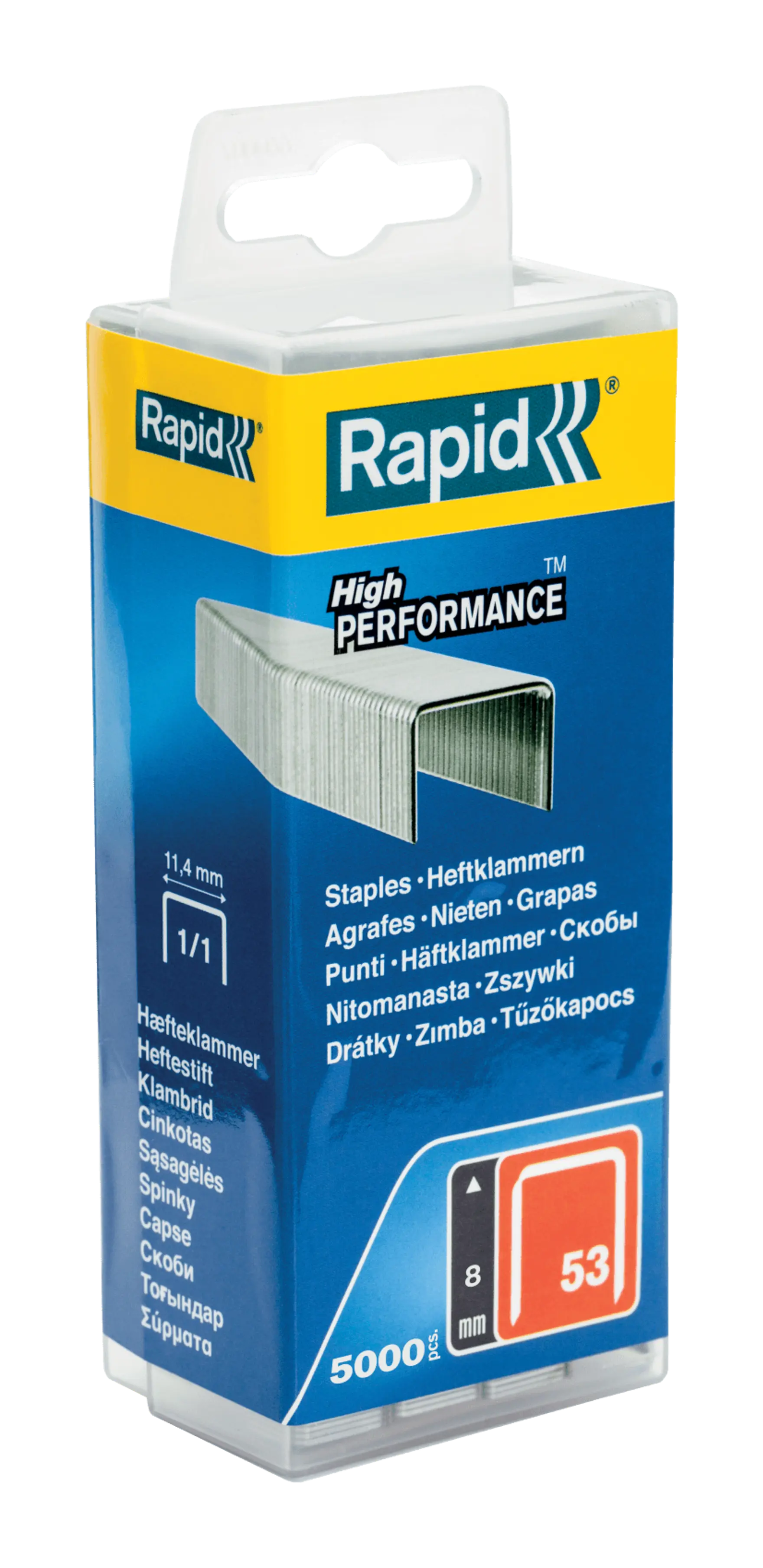 Rapid No. 53 Finewire staple 8 mm Stapling RAPID