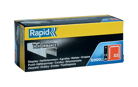 Tacwise 53/12 Staples 12mm 2000 Pk Suitable For Rapdi R53 Type 53